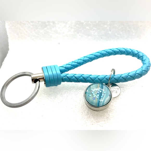 Super cute purse bag Purse charm pull keychain with handmade 20mm snap display - Picture 1 of 4